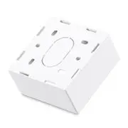 Single Gang Back Box, White, 86*86*45