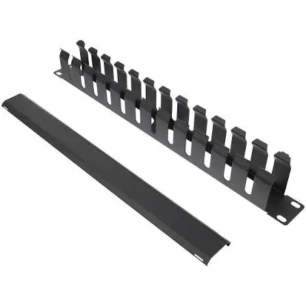 1U Horizontal Cable Manager with Finger Duct