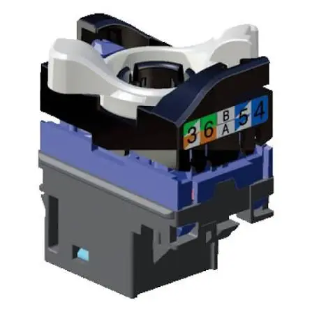 Keystone RJ 45 socket category 6A UTP fast crimping connection, Black