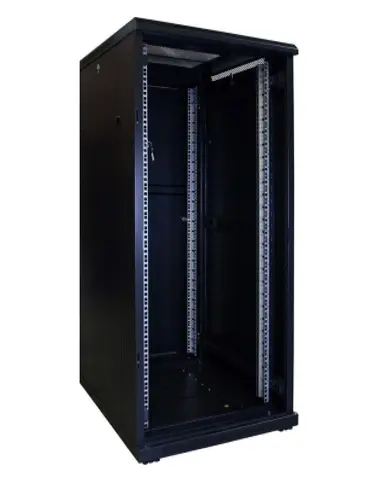 42U Network & Server Cabinet 800 x 1000mm Vented Door with 2 Pre-installed Cable Managers and PDU Brackets and 4 Fan