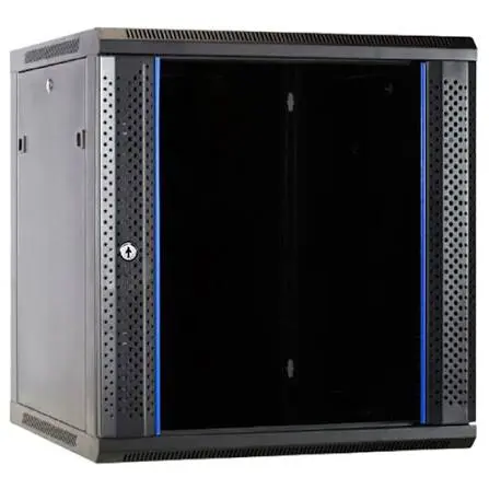 12U Wall Mount Cabinet 600 x 600mm with 1 PDU 6 Outlet Brackets and 1 Fan ,1 shelf