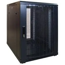 15U Wall Mount Cabinet 600 x 800mm Vented Door with PDU Brackets and 1 Fan