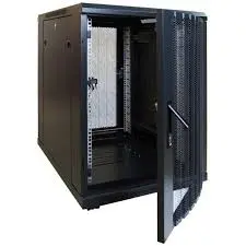 15U Wall Mount Cabinet 600 x 800mm Vented Door with PDU Brackets and 1 Fan