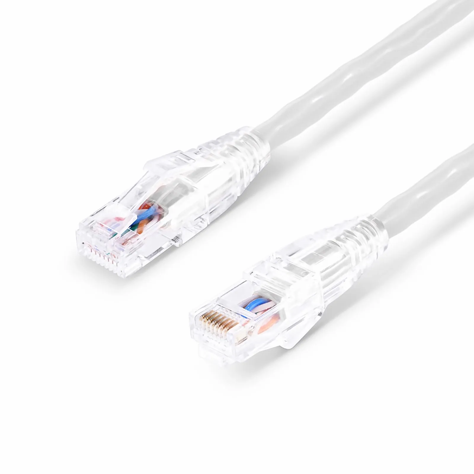 (0.3m) Cat6 24AWG Unshielded (U/UTP) LSZH Ethernet Patch Cord, White