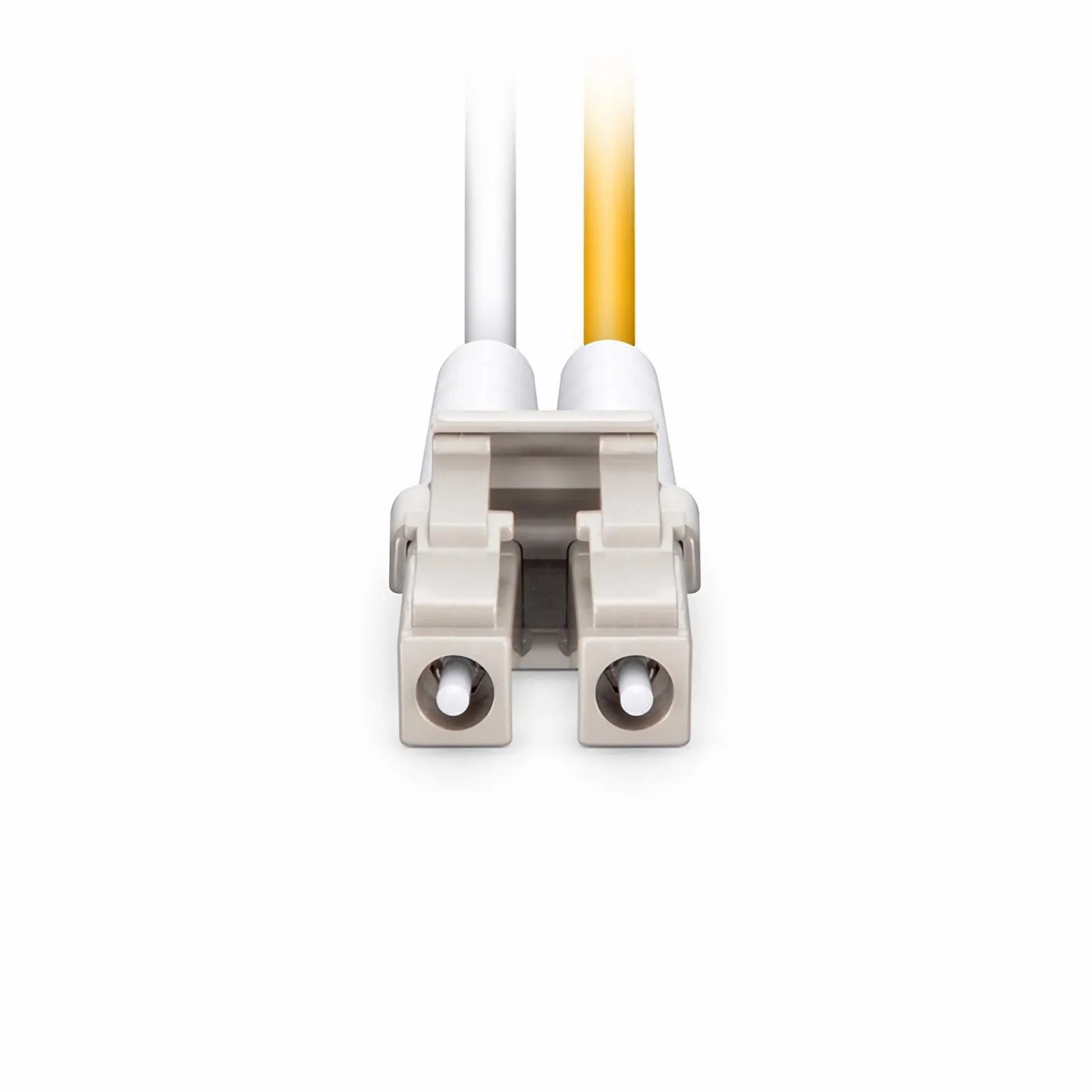 20m Fiber Patch Cable, 2 Fibers, LC UPC Duplex to LC UPC Duplex, Multimode (OM3), 2.0mm, Aqua