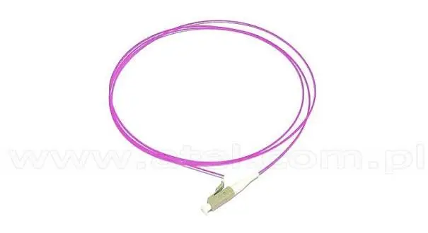 Professional 0.9 mm 1 Fibre Pigtail, Multi-mode(OM4), LC UPC , 2 m