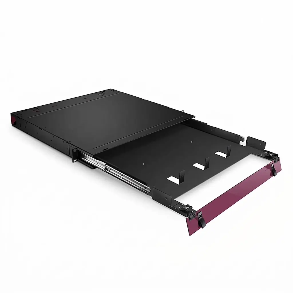 1U Rack Mount LGX Unloaded, Sliding Drawer, Holds up to 4 x Panels 144 Fibers (LC)