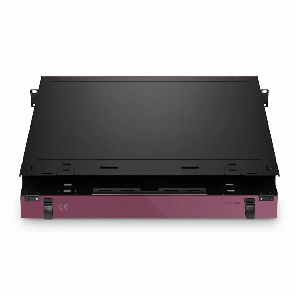 1U Rack Mount LGX Unloaded, Sliding Drawer, Holds up to 4 x Panels 144 Fibers (LC)
