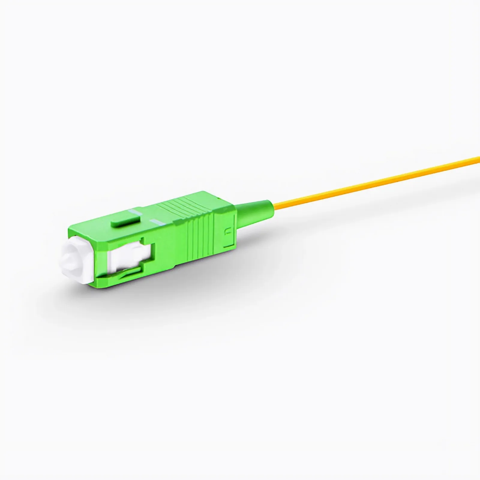 Professional 0.9 mm 1 Fibre Pigtail, Yellow, Single-mode(OS2), SC APC , 2 m