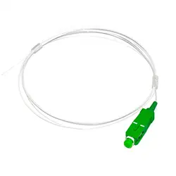 Professional 0.9 mm 1 Fibre Pigtail ,White, Single-mode(OS2), SC APC , 2 m