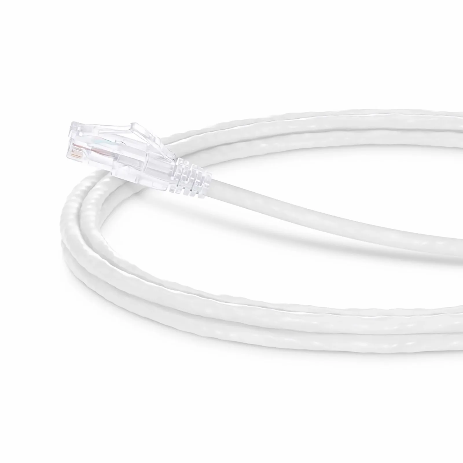 (2m) Cat6 24AWG Unshielded (U/UTP) LSZH Ethernet Patch Cord, White