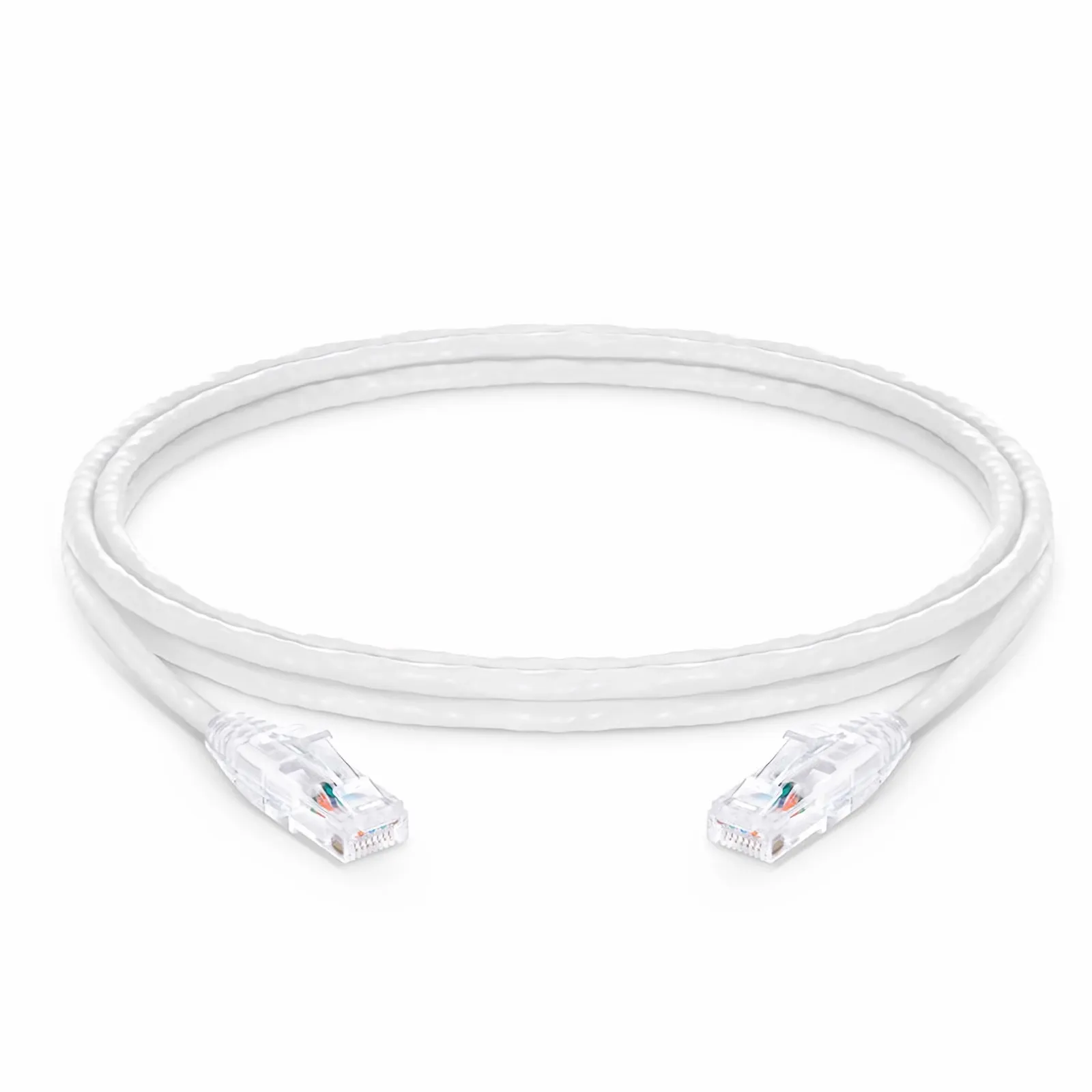 (2m) Cat6 24AWG Unshielded (U/UTP) LSZH Ethernet Patch Cord, White