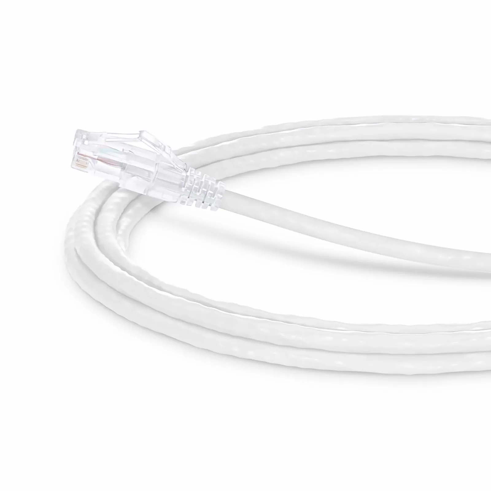 (15m) Cat6 24AWG Unshielded (U/UTP) LSZH Ethernet Patch Cord, White