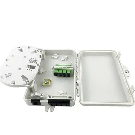 4-fiber Optic Terminal Box, SC Simplex/LC Duplex, IP55, Wall/Pole Mount, Indoor and Outdoor